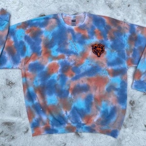 chicago bears tie dye sweatshirt