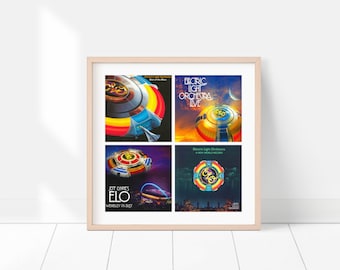 Electric Light Orchestra Poster | Album Covers Art | ELO Music Albums Poster