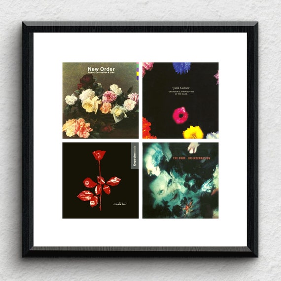 Album Covers With Flowers Music Art Print / Poster For Post | Etsy