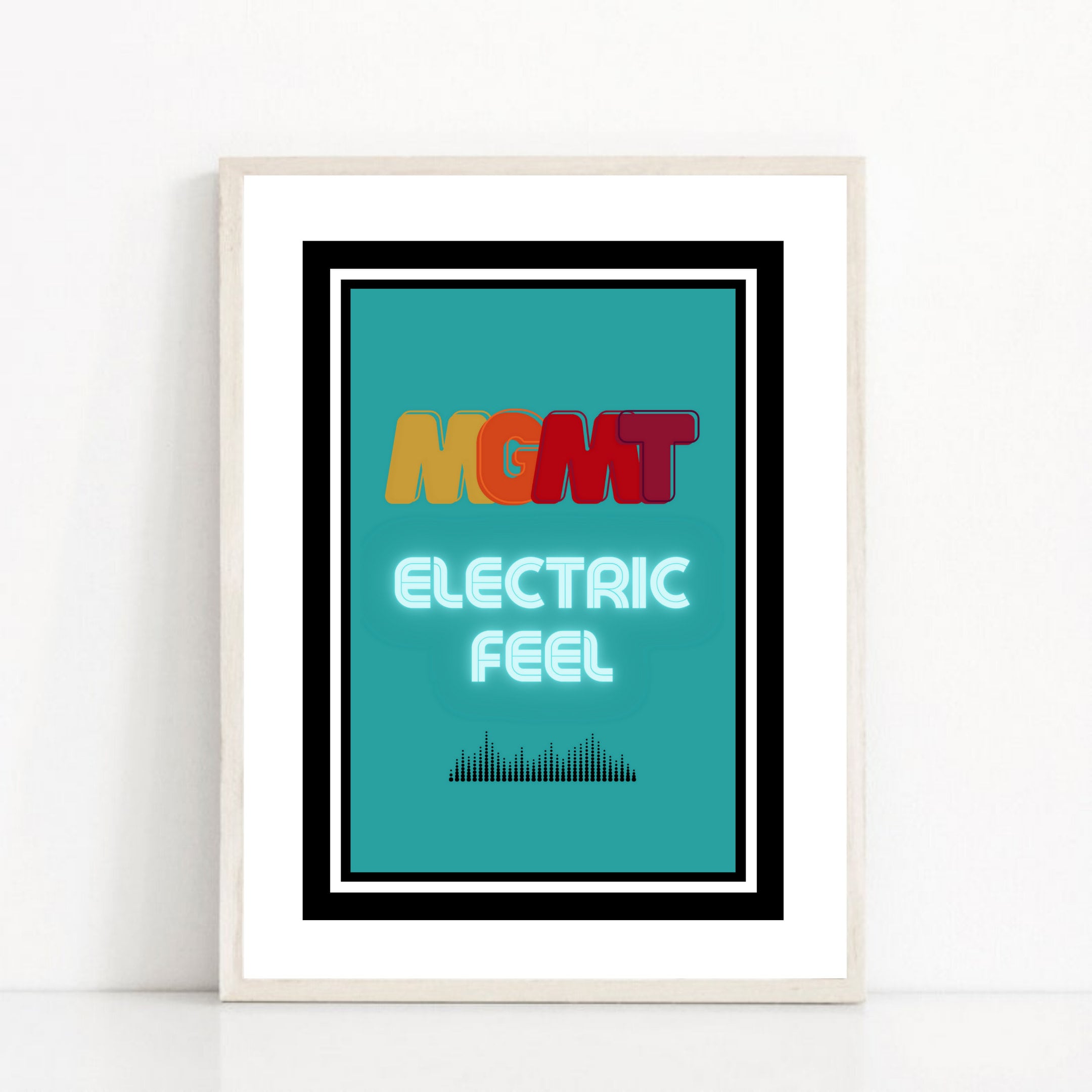MGMT Electric Feel Music Print / Indie Rock Psychedelic Poster Etsy India