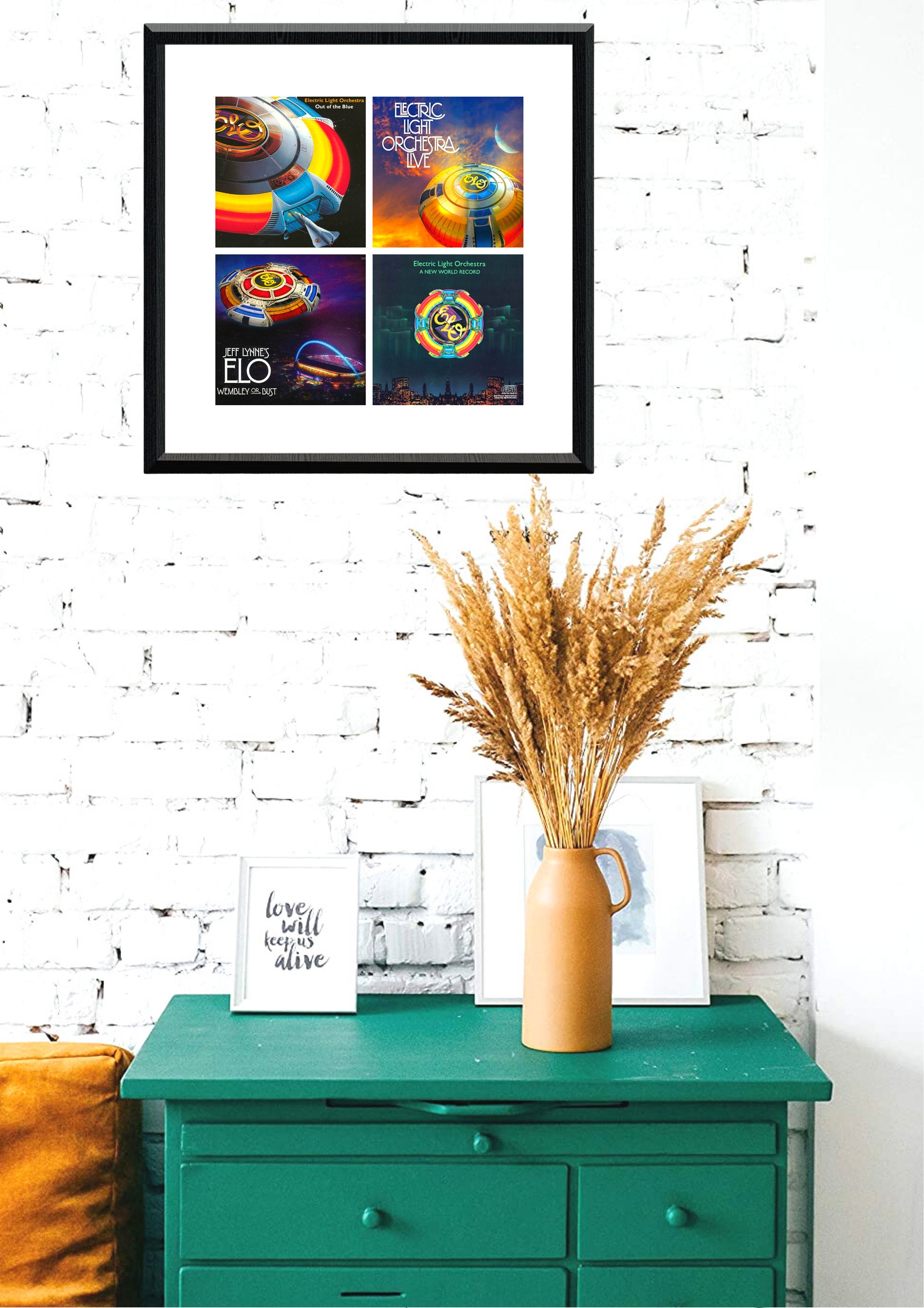 Discover Electric Light Orchestra Music Art Print / Poster For ELO Fans And Rock Music Lovers