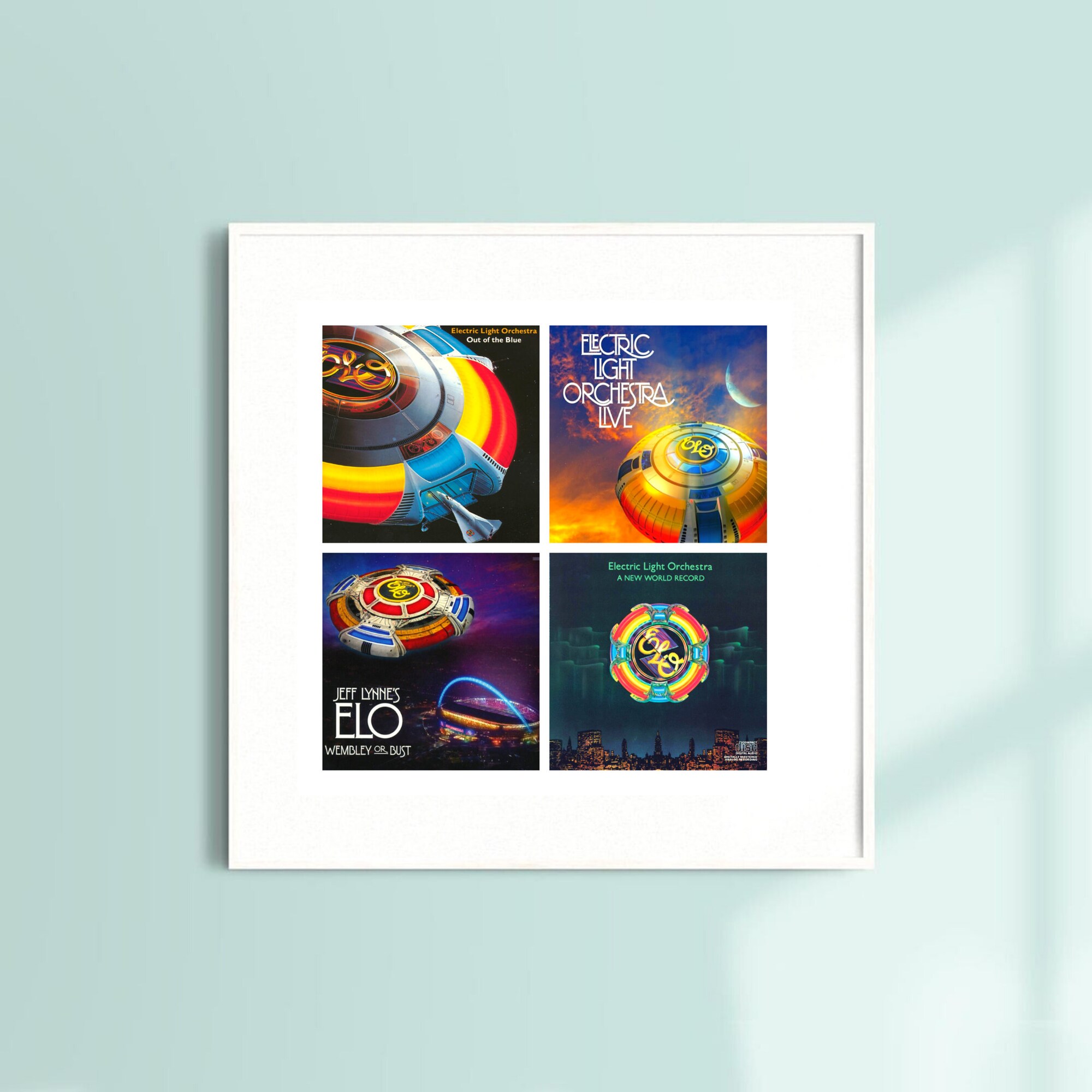 Discover Electric Light Orchestra Music Art Print / Poster For ELO Fans And Rock Music Lovers