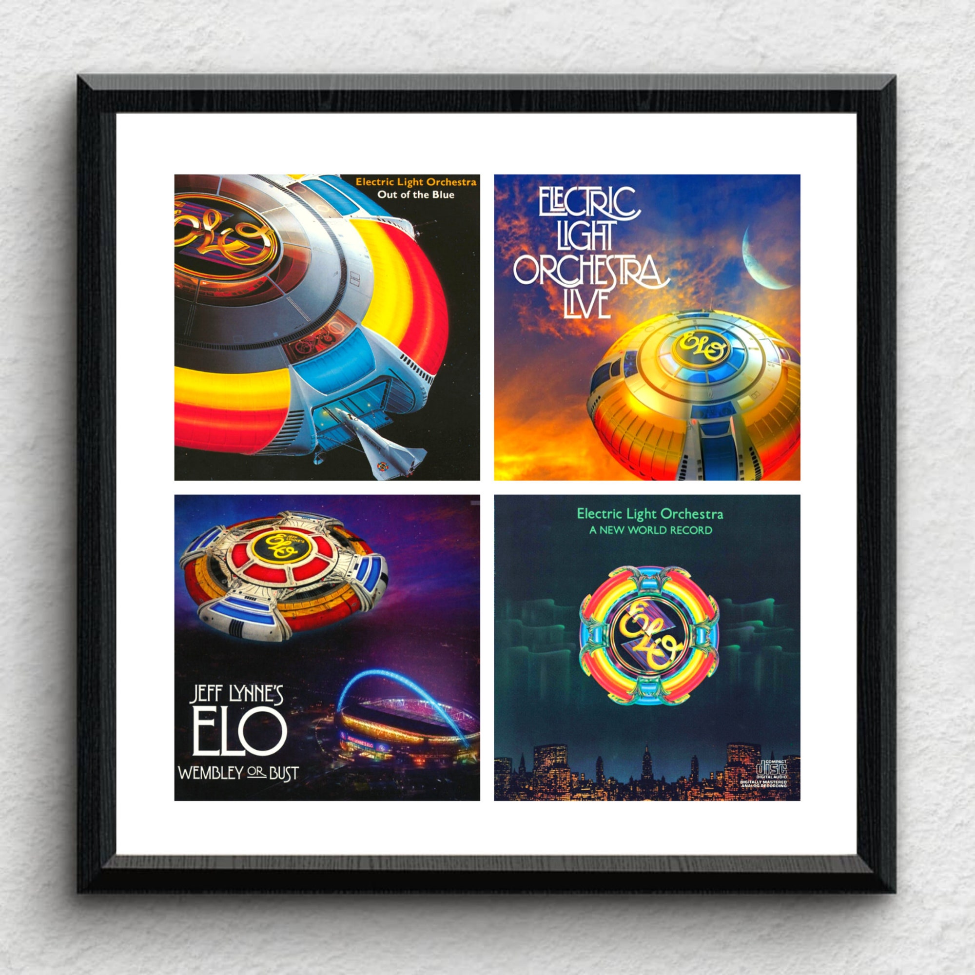 Discover Electric Light Orchestra Music Art Print / Poster For ELO Fans And Rock Music Lovers