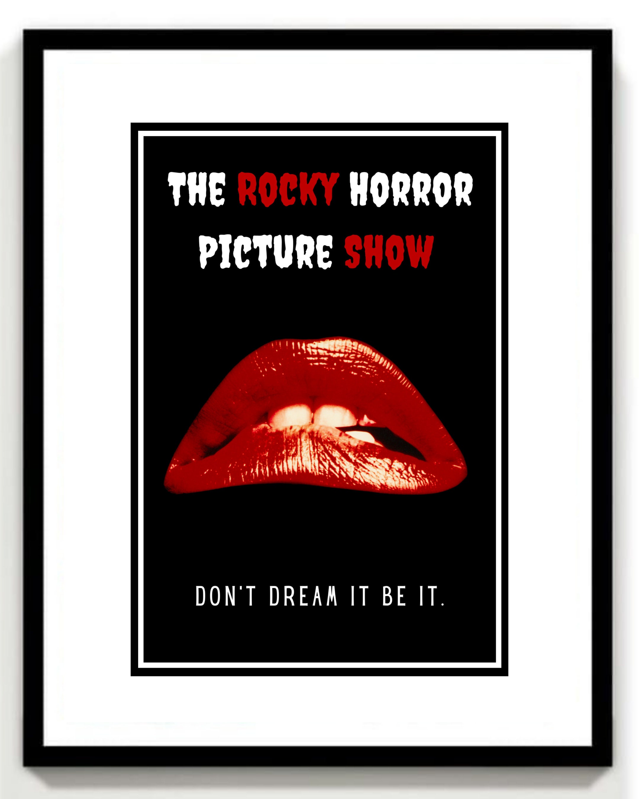 The Rocky Horror Picture Show Music Art Print / Poster für | Etsy