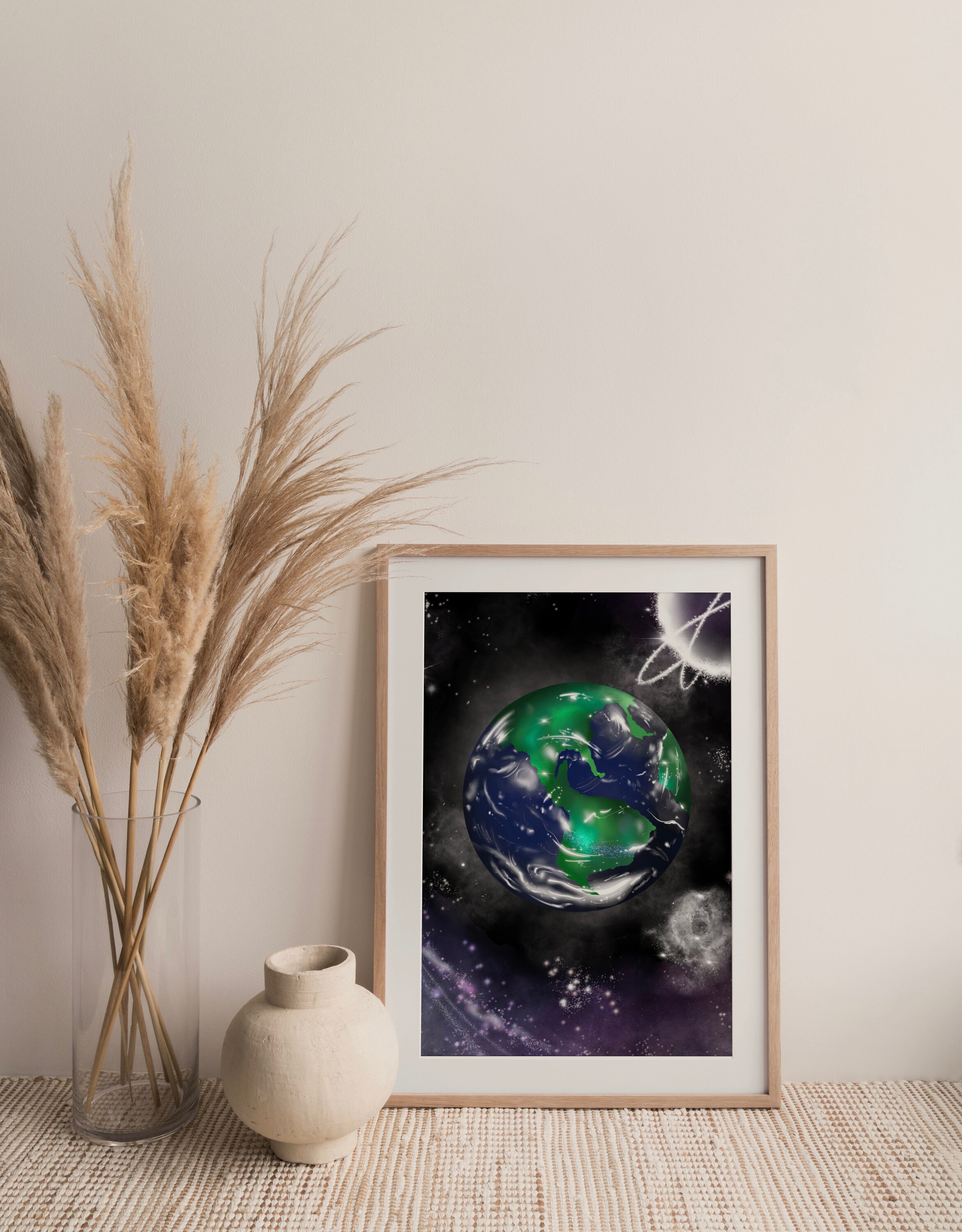 Mother Earth Printable Wall Art Celestial Wall Art Print | Etsy