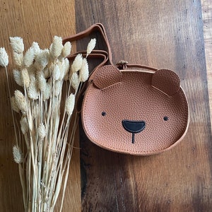 Kinderhandtasche Bär, Umhängetasche, Geldbeutel Kinder, Geschenkidee, Urlaub, Strand, Kindergarten, Grundschule,