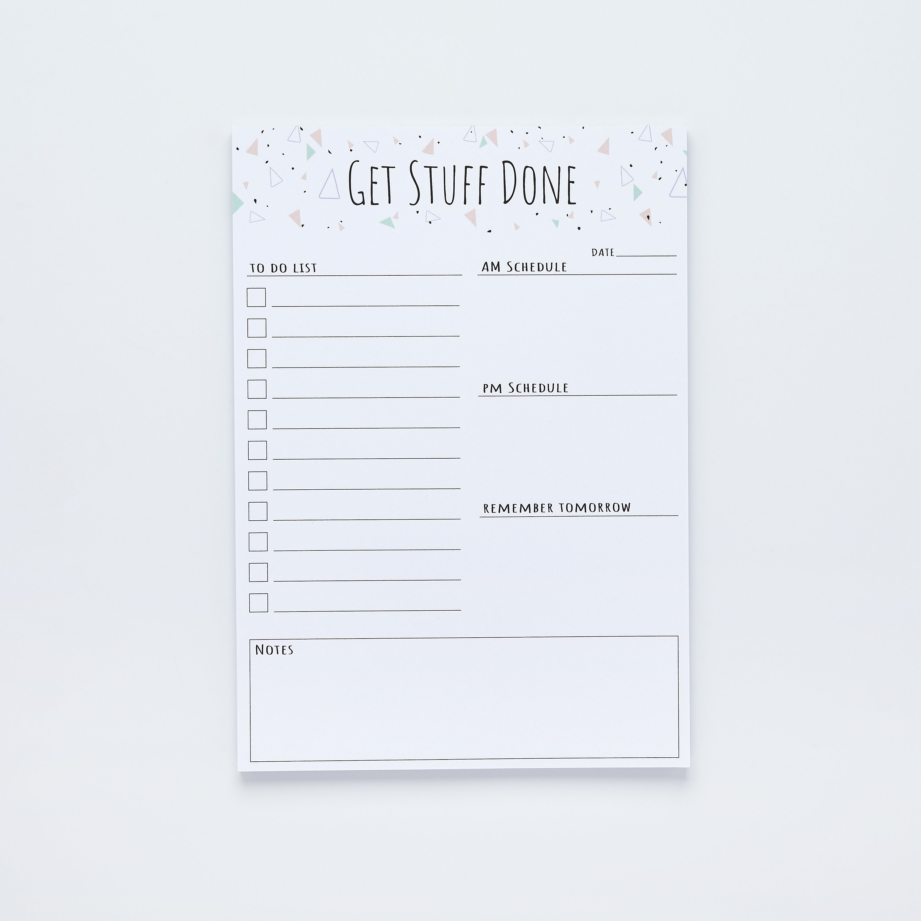 A5 'Get Stuff Done' Daily Planner Notepad | Desk Pad | To Do …