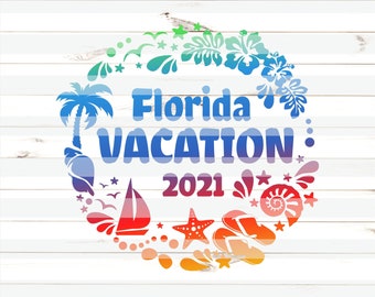 Free Free 161 Florida Family Vacation 2021 Svg SVG PNG EPS DXF File