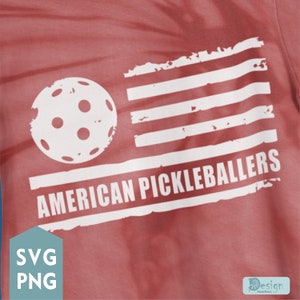 Pickleball Svg, 4th of July svg, Pickleball USA Clipart, Svg Png Silhouette Cricut, Ready to cut, Iron on, Digital download
