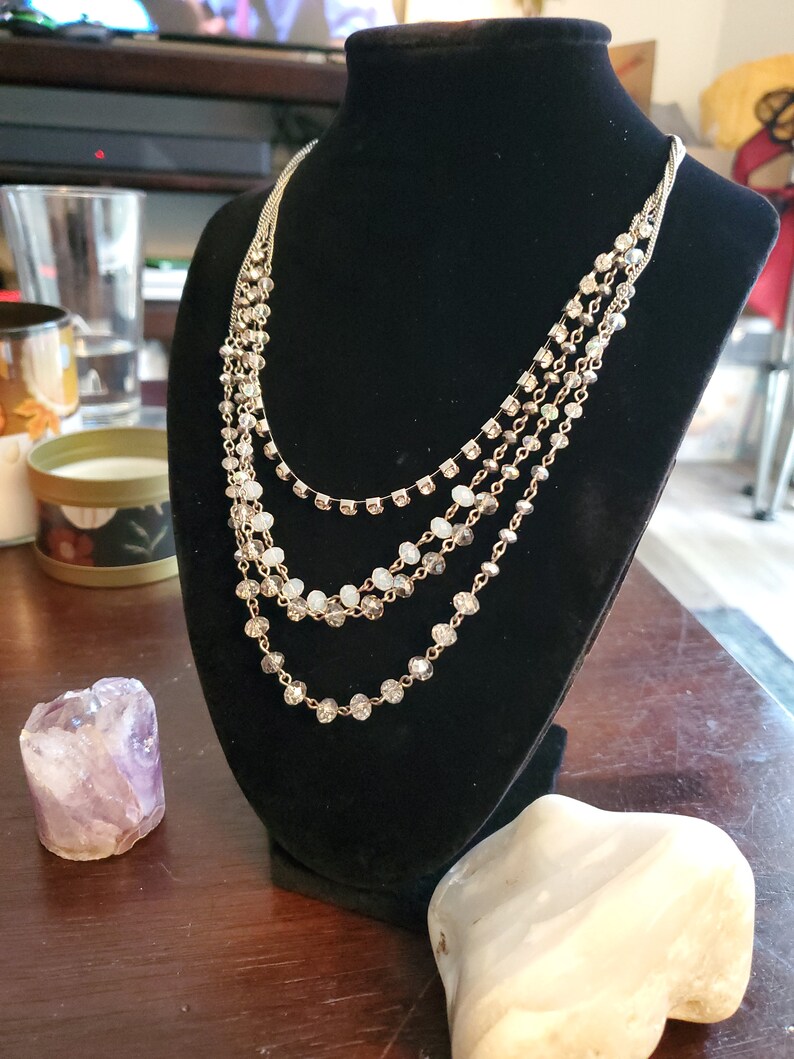 Opalite layered necklace