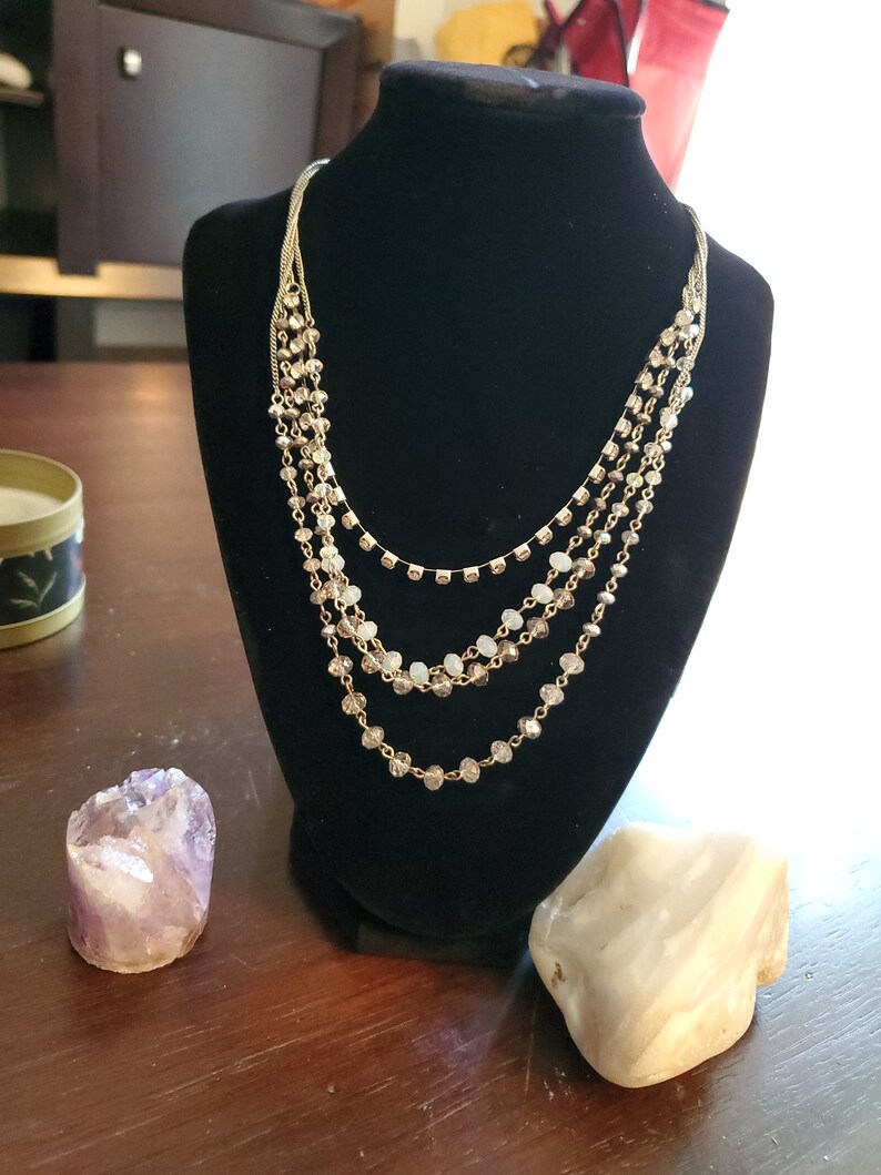Opalite layered necklace