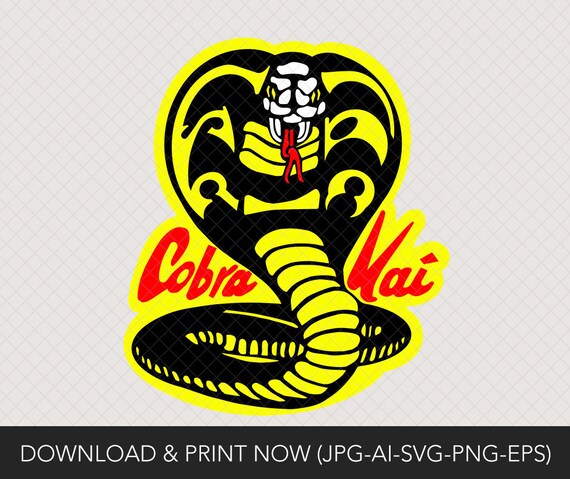 Cobra Kai svg Cobra Kai Cricut Silhouette file for cricut | Etsy