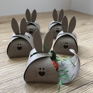 5 x mini gift packaging for Easter / guest gift packaging / small souvenir / Easter