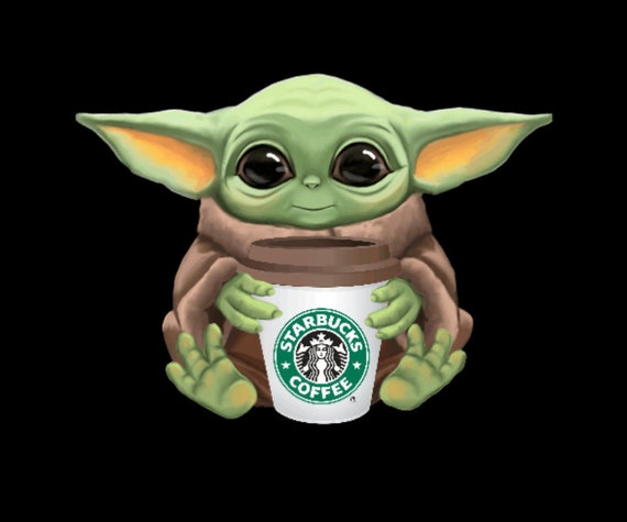 Baby Yoda Coffee Face Mask Etsy