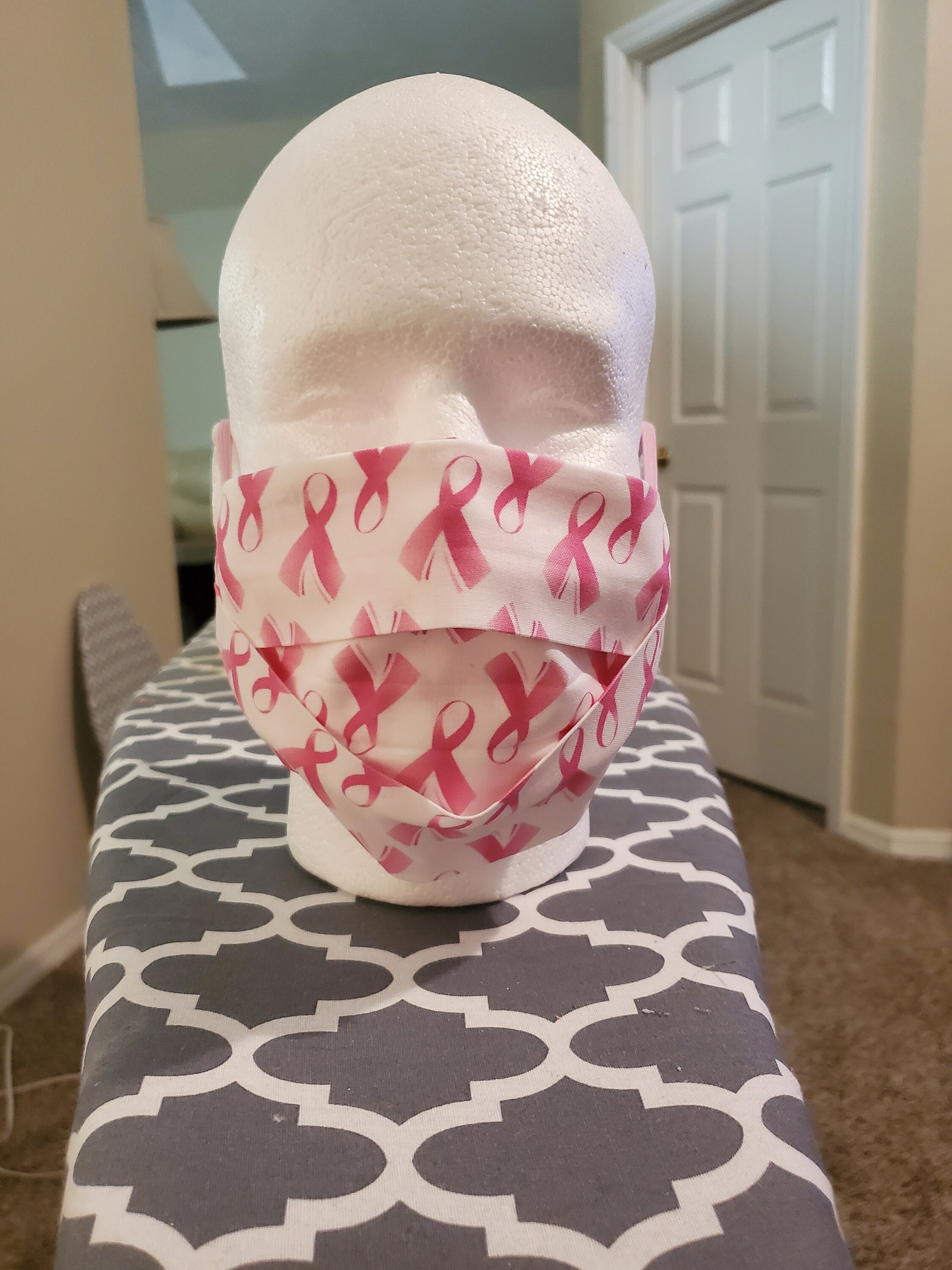 Breast Cancer Awareness Face Mask Etsy