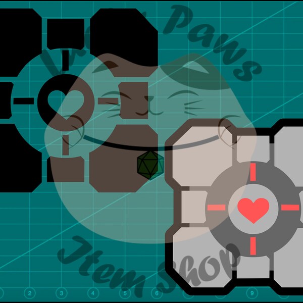 Companion Cube Etsy
