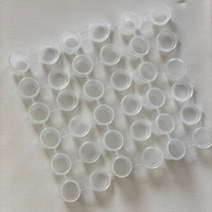 6 x 5ml empty Mini paint jars/pots for acrylic paint dot painting mandala painting stone painting