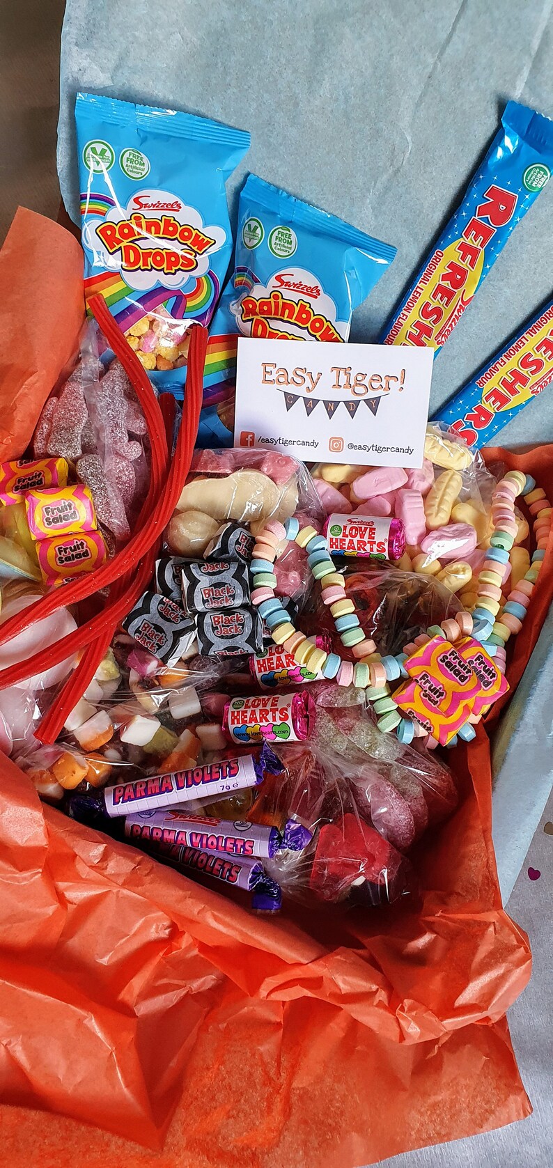 Retro Sweet 1kg Pick N Mix Box Sweet Hamper Etsy
