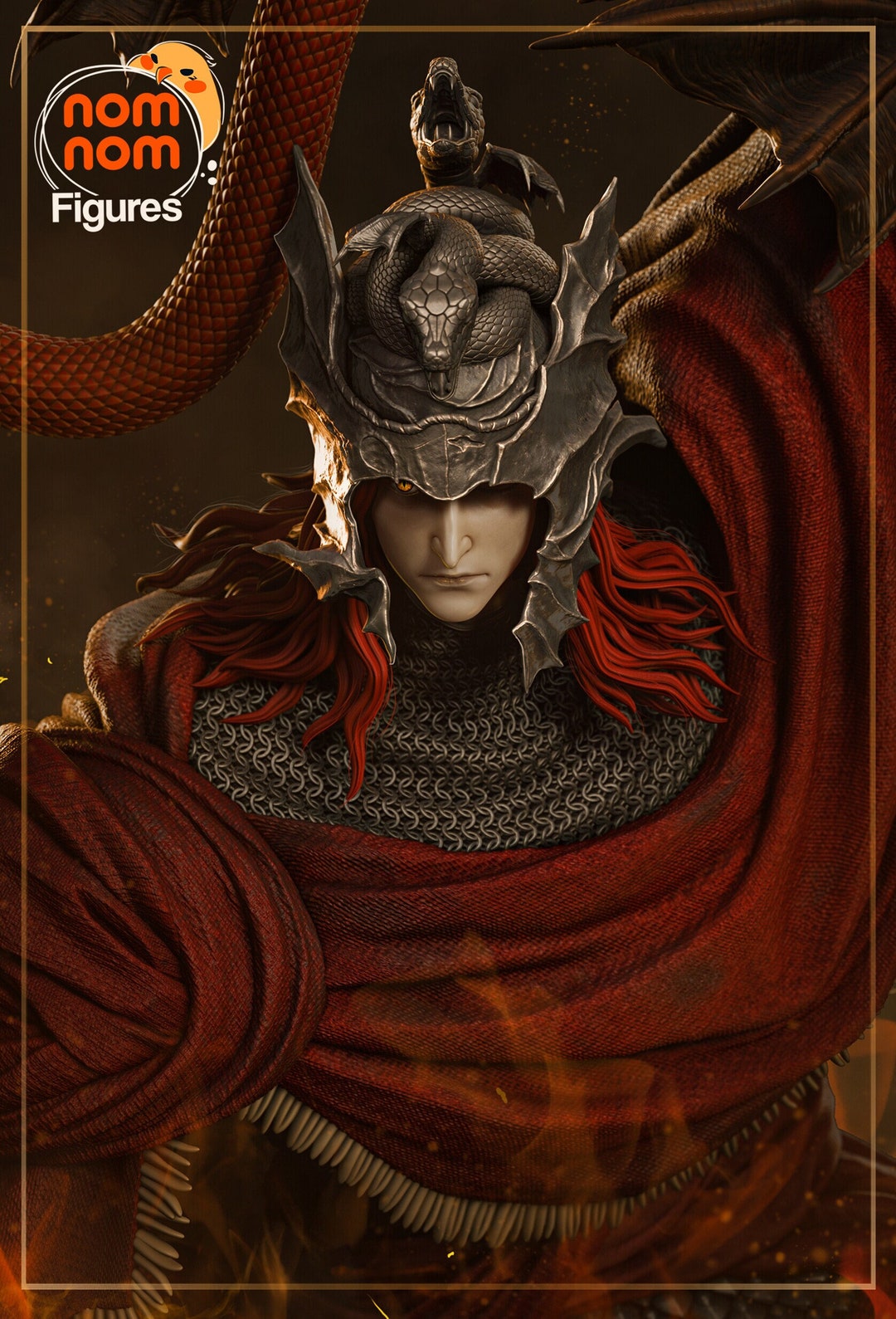 Messmer the Impaler Elden Ring Nomnom Figure Resin Printed Etsy
