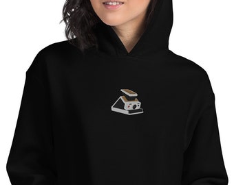 Polaroid SX-70 Embroidered Hoodie, Camera Lovers, Film Enthusiasts, Vintage Film camera | Unisex Hoodie