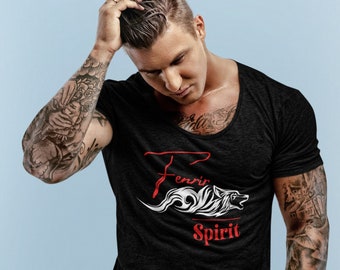 Fenrir Wolf - Viking Shirt | Norse Mythology | Nordic Wolf | Witchy Design | Gothic T Shirt | Viking Apparel