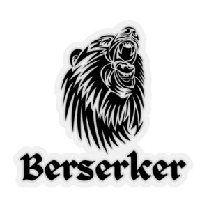 Berserker - Viking Sticker | Norse Bear | Nordic Decal | Viking Vinyl | Bear Decal | Gothic Sticker | Viking Accessories
