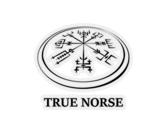 Vegvisir - Viking Sticker | True Norse | Wayfinder Decal | Viking Vinyl | Norse Compass Decal | Nordic | Gothic Sticker | Viking Accessories