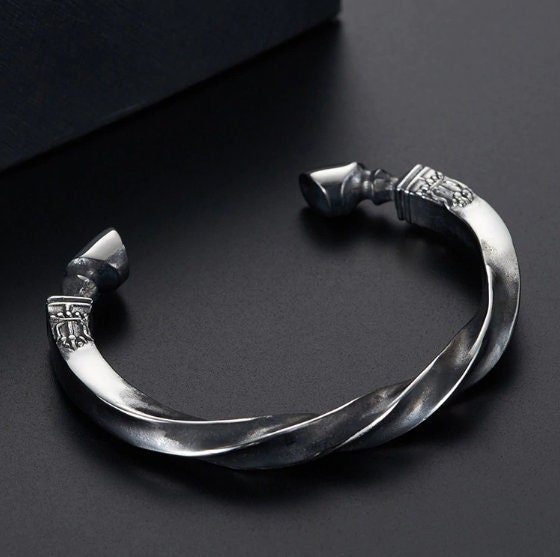 Odin's Warhorse Viking Bracelet - Sleipnir - Titanium Steel | Nor…