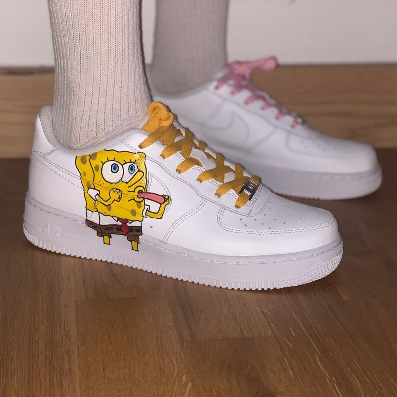 spongebob shoes air force 1