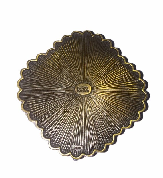 Vintage Joan Rivers Rhinestone Brooch /Earrings T… - image 5