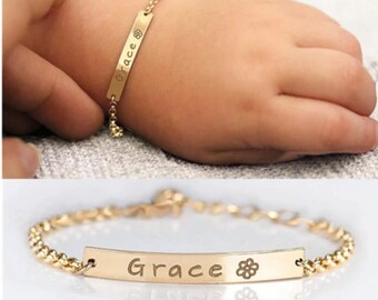 Personalized Name Bracelet,Custom Name Bracelet for Baby ,Gift for her,Personalized Name Chain,Gold, Silver, Rose Gold,Gift Idea