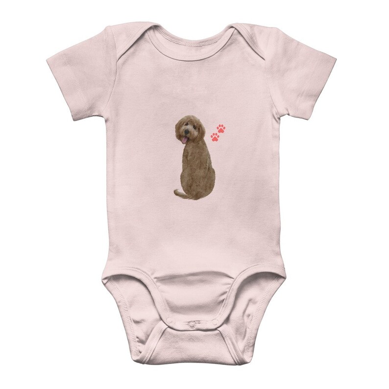Labradoodle Dog Classic Baby Onesie Bodysuit,Baby Shower Gift