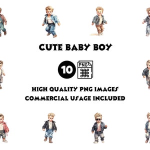 Bem vindo ao mundo dos adoráveis meninos! Apresentando nossa coleção de clipart de bebê fofo – perfeita para seus projetos charmosos!