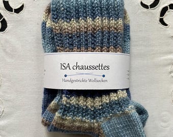 Chaussettes en laine tricotées à la main, pointure 42/43
