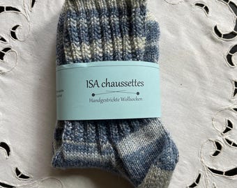 Chaussettes en laine tricotées à la main, pointure 44/45
