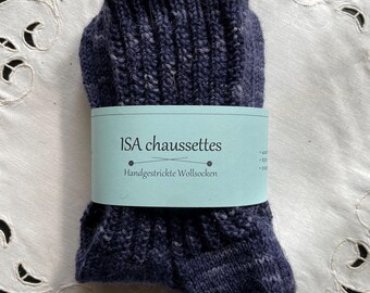 Chaussettes en laine tricotées à la main, pointure 42/43