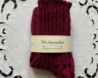 Chaussettes en laine tricotées à la main 40/41
