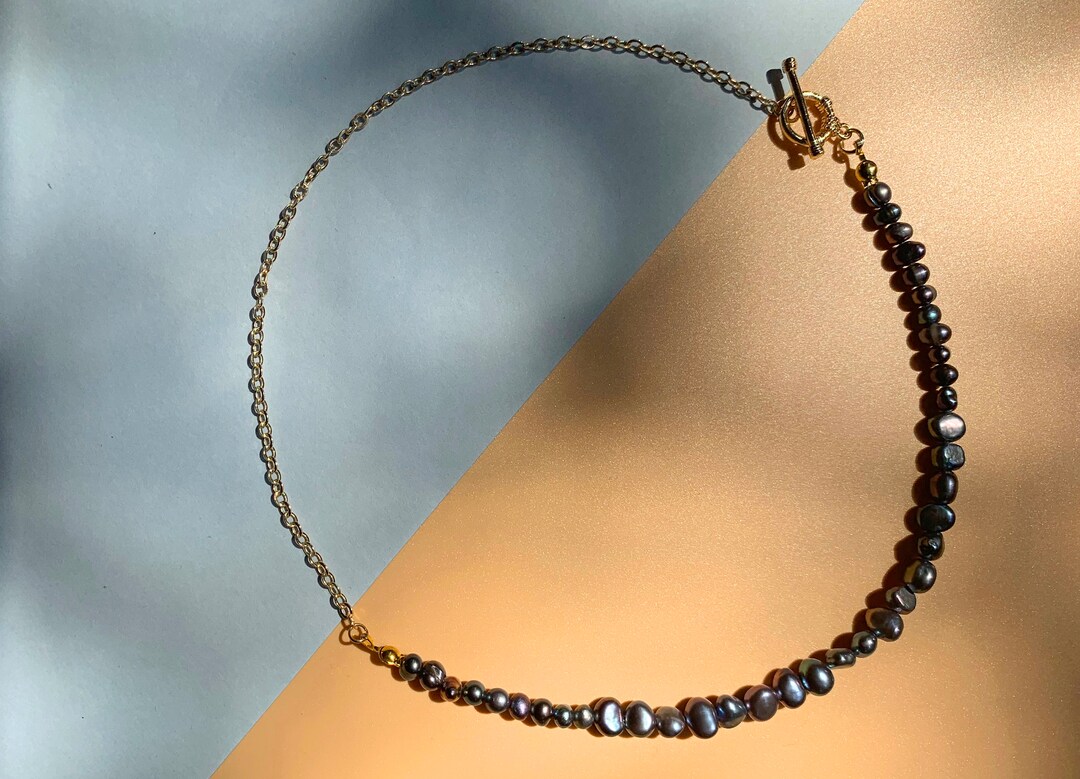 Pearl Necklace mahina, Necklace, Necklace, Freshwater Pearls, Gold