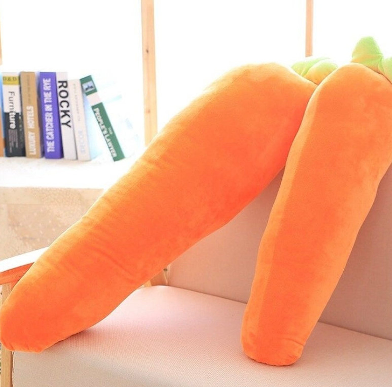 Carrot Plush Carrot Stuffed Animal Carrot Plushie Kawaii Etsy