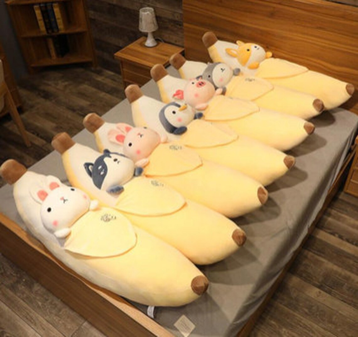 Banana Plush Banana Pillow Body Pillow Soft Toy Stuffed Etsy
