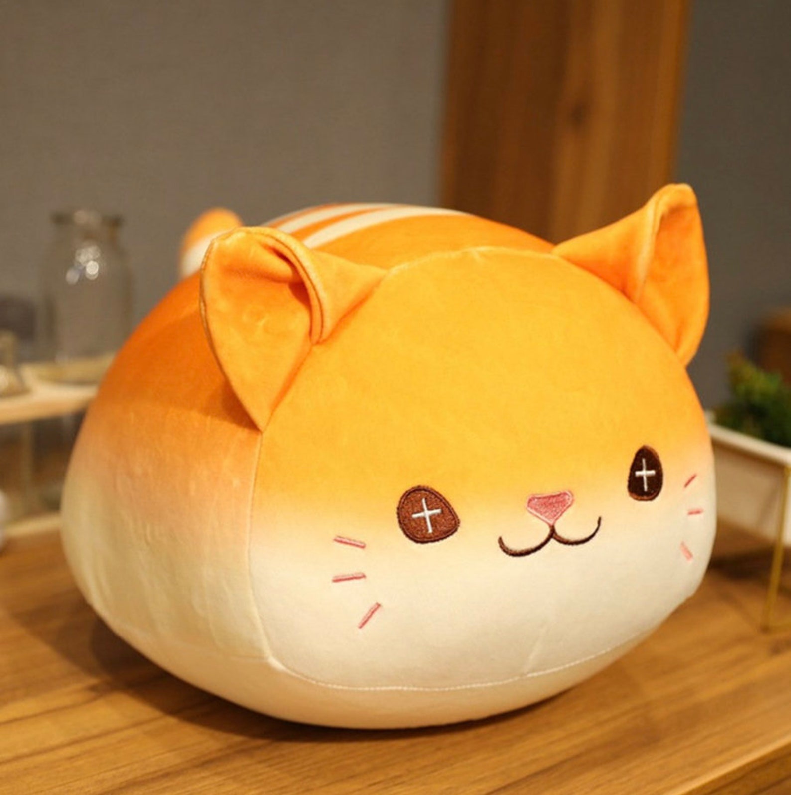 Peluche de gato Gato Kawaii Mochi Peluche de peluche Etsy