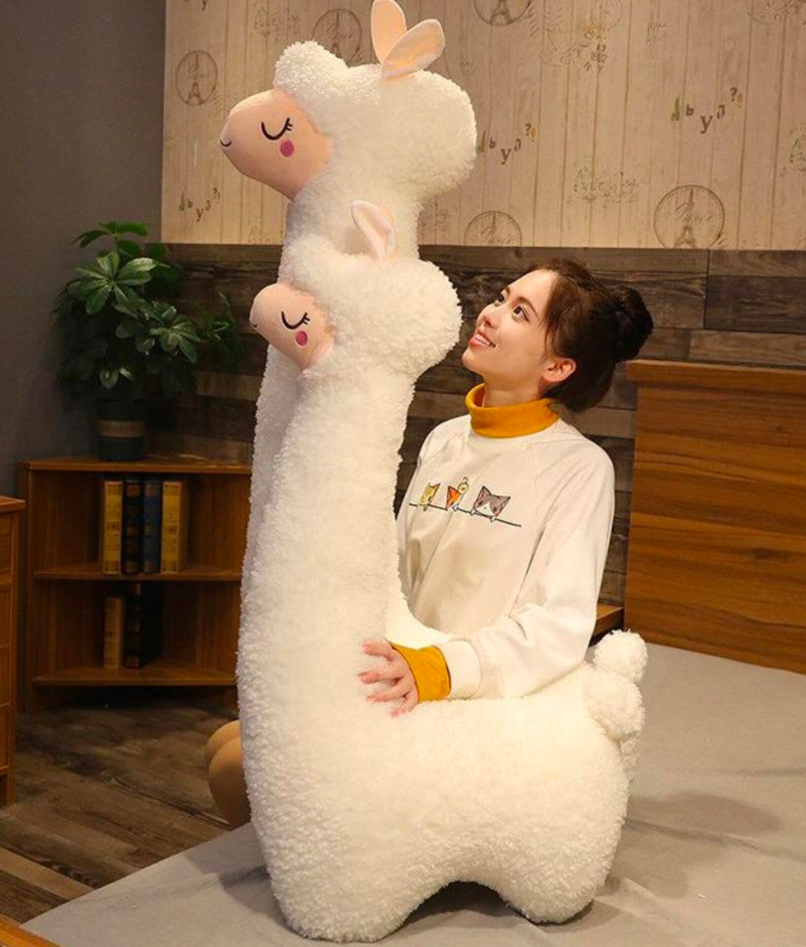 Giant Alpaca Plush Llama Stuffed Toy Large Alpaca Plushie | Etsy