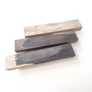 Tirador de barra de madera petrificada - Tirador de gabinete con herrajes de latón