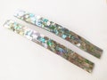 Abalone Green Bow Pull  - Rare Mosaic Pearl Cabinet Bridge Handle product logo