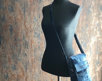 AichelBag XXL Smartphonetasche Jeansupcycling