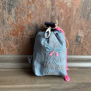 Hundeleckerlibeutel, Leckerlitasche, Hund, Dog, Futterbeutel, Leckerlitasche, Upcycling, Jeans