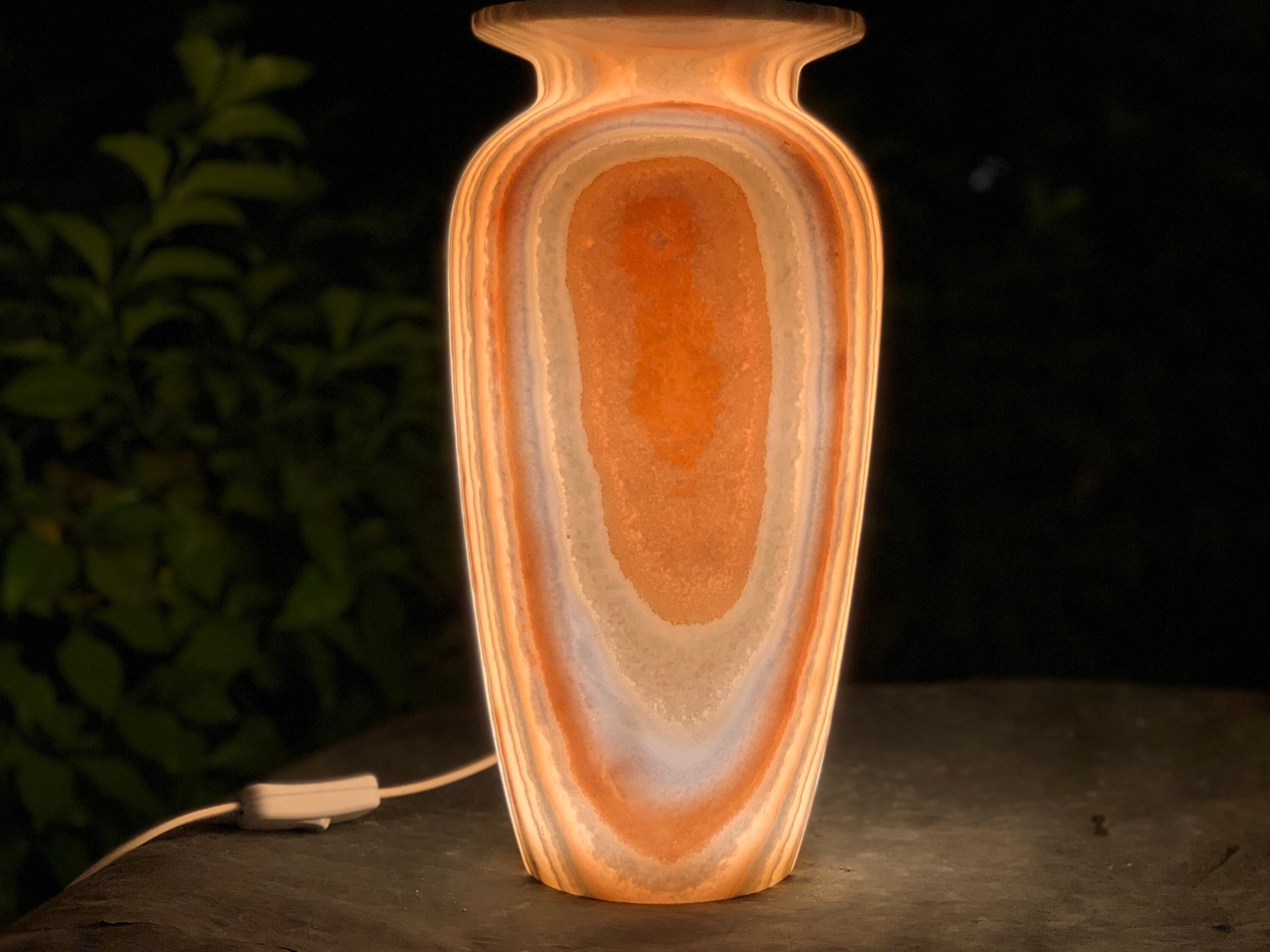 Lampe De Table En Albâtre