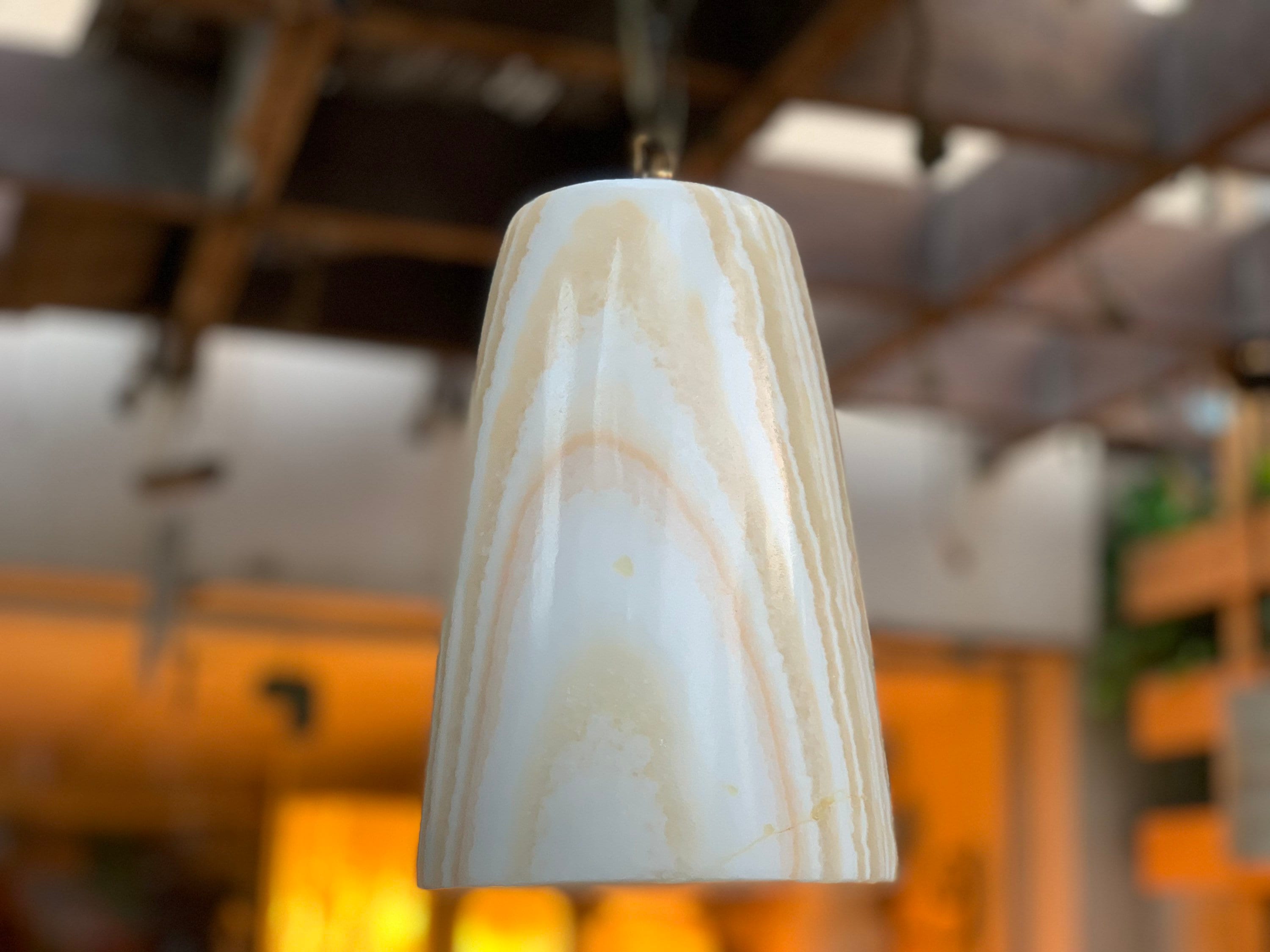 pendent light - Alabaster hanging lamp - natural stone - pendant light - beautiful natural colors - onyx - unique hanging lamp