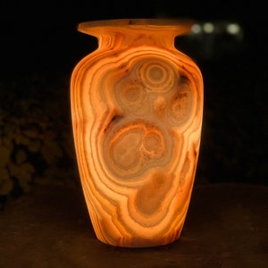 Alabaster table lamp