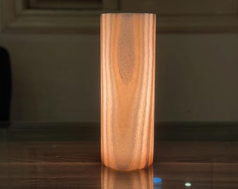 シリンダー アラバスター ランプ、エジプト アラバスター、テーブル